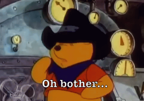 Pooh Western Oh Bother GIF