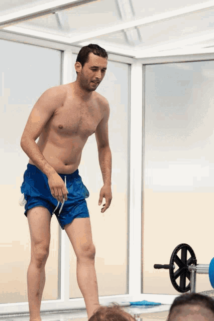 Pool Jump Boomerang GIF