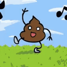 Poop Dancing Poop GIF