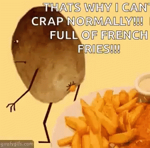 Poop Potato GIF