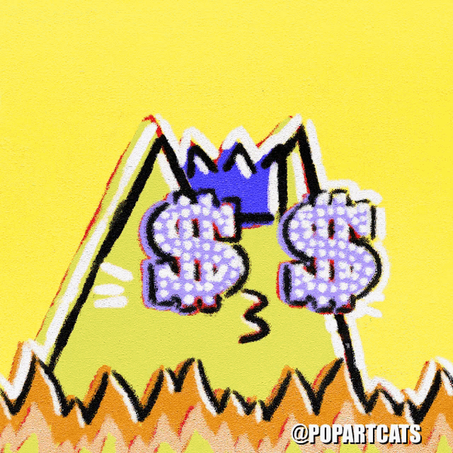 Pop Art Cats Cat Nft GIF