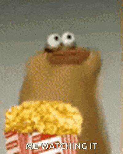 Popcorn Blob GIF