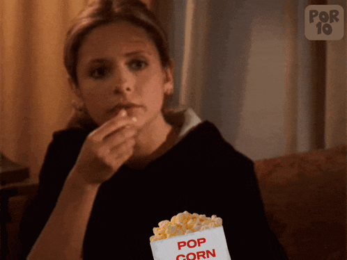 Popcorn Buffy The Vampire Slayer GIF