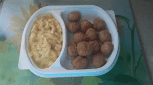 Popcorn Chicken Mac And Cheese GIF