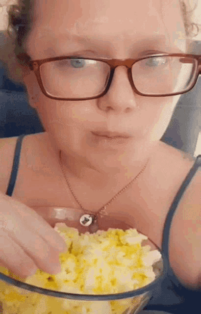 Popcorn Eating GIF