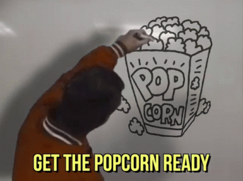 Popcorn Eating GIF. This 498 x 371 animated GIF is part of our get your popcorn ready collection. Related themes include eating, popcorn. Created by…