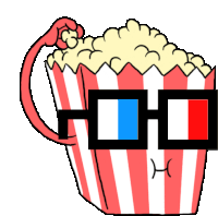Popcorn Nouns Dao Sticker