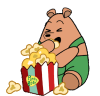 Popcorn Sticker