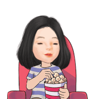 Popcorn Sticker