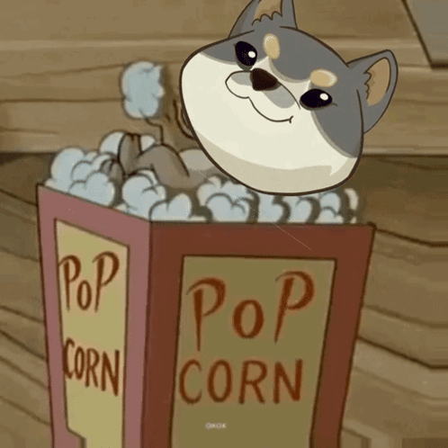 Popdog Popcorn GIF