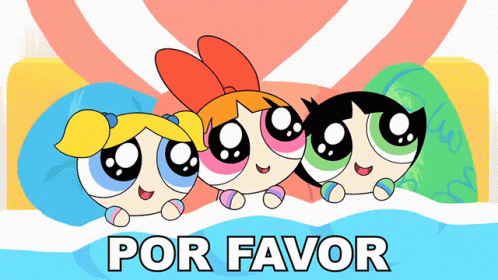 Por Favor Bubbles GIF
