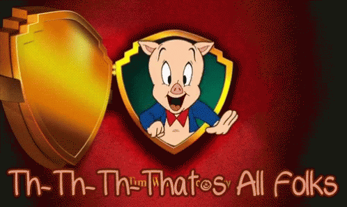 Porky Pig GIF. This 498 x 298 animated GIF is part of our isso a tudo pessoal collection. Related themes include bye, waving. Created by Jennyninny. View…