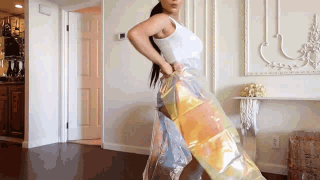 Posing Dress Fitting GIF