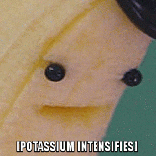 Potassium Banana GIF. This 498 x 498 animated GIF is part of our freedom intensifies collection. Related themes include banana. Created by lizthebirdbird…