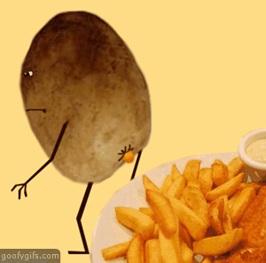 Potato Chips:) GIF
