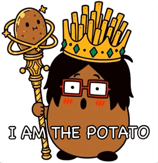 Potatoes Couch Potato GIF