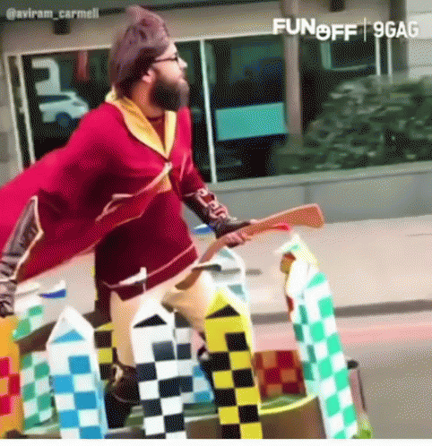Potter Hoverboard GIF