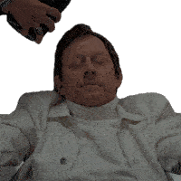 Pouring Blood Leland Townsend Sticker