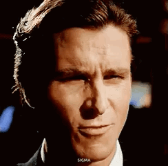 Pout Christian Bale GIF