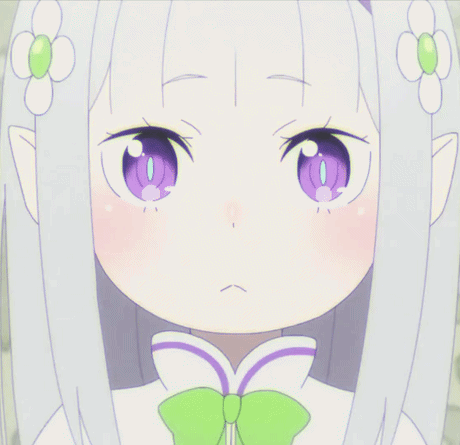 Pout Emilia GIF