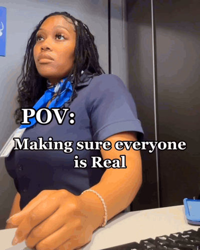 Pov Making Sure Everyone Is Real That Man Is Not Real GIF