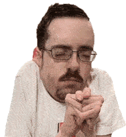 Praying Ricky Berwick Sticker