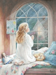Praying Window GIF