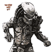 Predator Joke Sticker