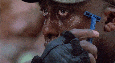 Predator Shaving GIF