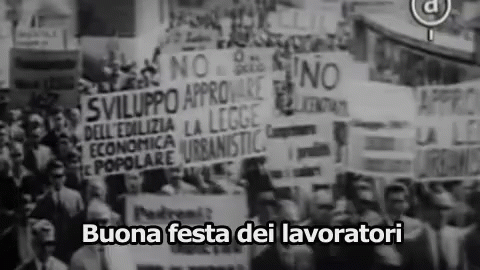 Primo Maggio Festa Dei Lavoratori Sciopero Diritti GIF