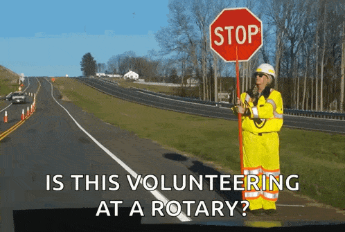 Proceed With Caution Stop Sign GIF