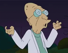 Professor Farnsworth - Evil Laugh GIF
