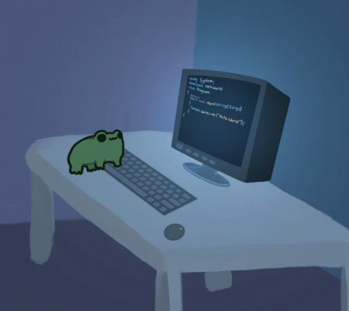 Programming Computer Frog GIF. This 498 x 443 animated GIF is part of our soy programador collection. Created by MeloArt. View the original animation, share…