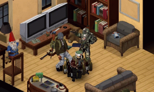 Project Zomboid Zomboid GIF. This 498 x 297 animated GIF is part of our project x love potion disaster collection. Created by Ancifrik. View the original…