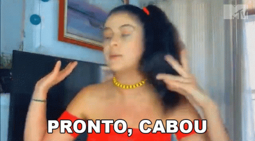 Pronto Cabou Thats It GIF. This 498 x 275 animated GIF is part of our isso a tudo pessoal collection. Created by premiosmtvmiaw. View the original…