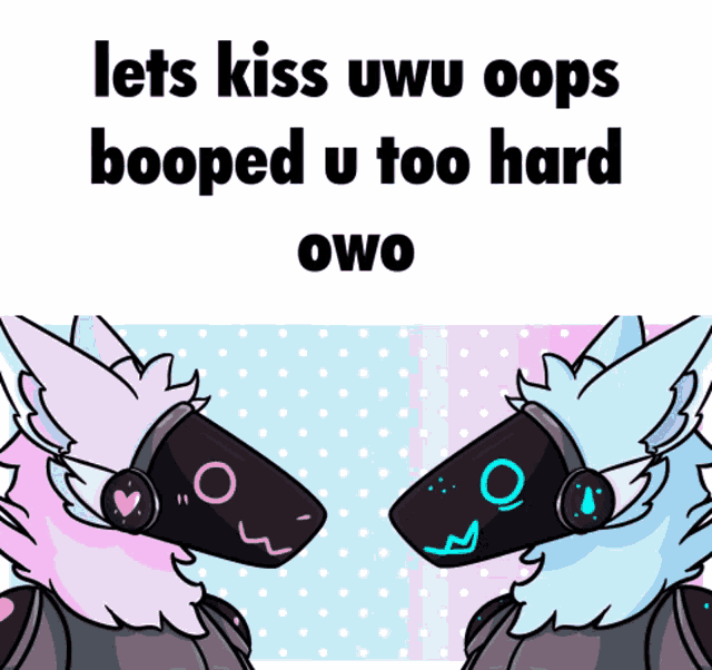 Protogen Protogen Kiss GIF