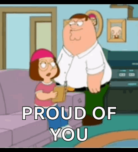 Proud Of You Meg Pat Pat GIF. This 452 x 498 animated GIF is part of our family guy good good collection. Created by thebear63. View the original animation…