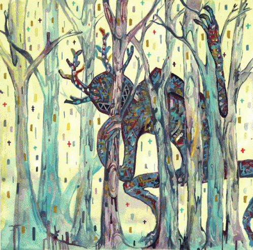 Psychedelic Creature GIF