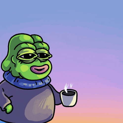 Pudgy Coffee Animation GIF