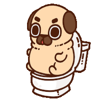Puglie Dog Sticker