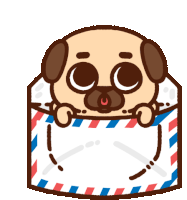 Puglie Pug Puglie Sticker