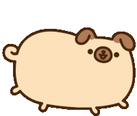 Pugsheen Cute Sticker