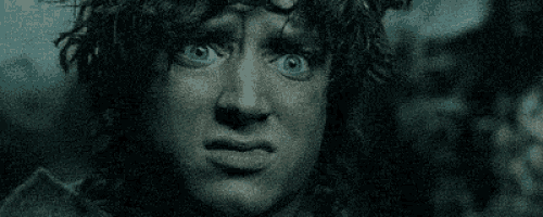 Puke Frodo Lord Of The Rings GIF