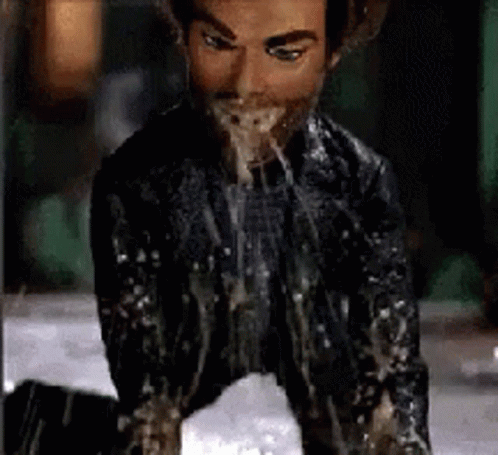 Puke Puppet GIF. This 498 x 455 animated GIF is part of our team america vomit collection. Related themes include vomit, yuck. Created by renatoxd. View the…