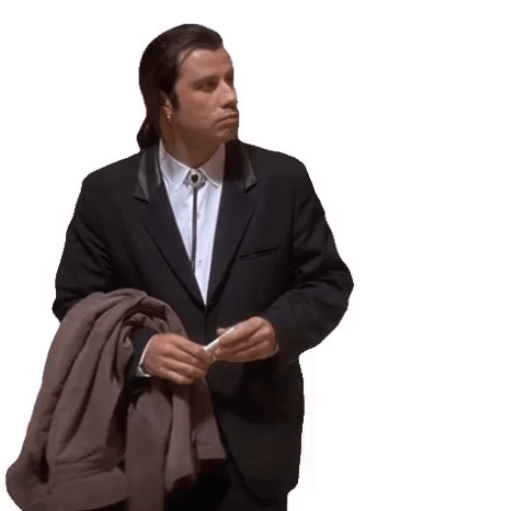 Pulp Fiction John Travolta GIF. This 480 x 466 animated GIF is part of our meme john travolta collection. Related themes include john travolta, pulp…