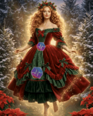 Pulsechain Princess GIF. This 320 x 400 animated GIF is part of our imagenes de navidad collection. Related themes include angel, christmas, merry…
