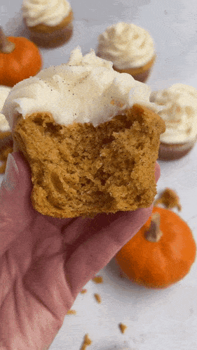 Pumpkin Cupcakes Dessert GIF