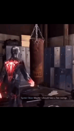 Punching Bag Boxing GIF. This 281 x 498 animated GIF is part of our spiderman dancing collection. Related themes include dance, spiderman. Created by…
