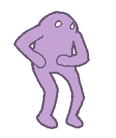 Purple Groovin Sticker