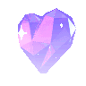 Purple Heart Cute Sticker